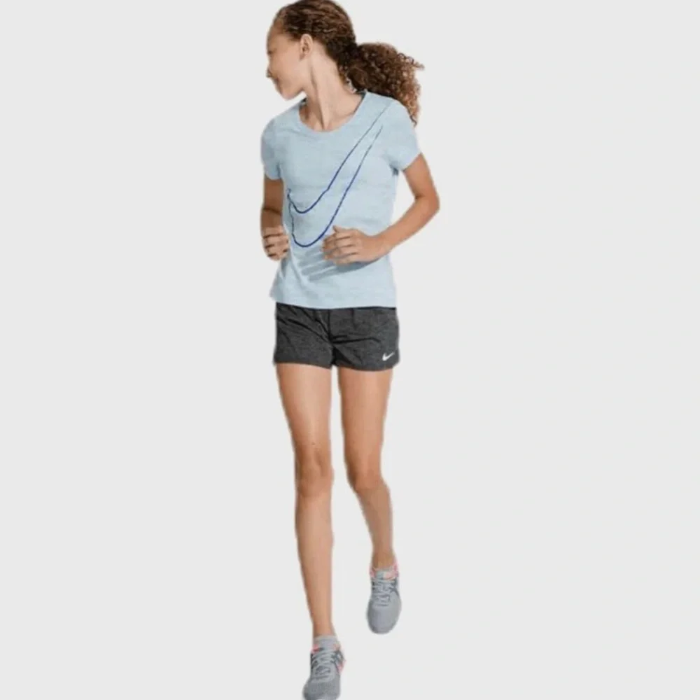 NIKE EUC Girl’s Trophy Training Shorts Running Shorts Black/Dark Grey Size XL